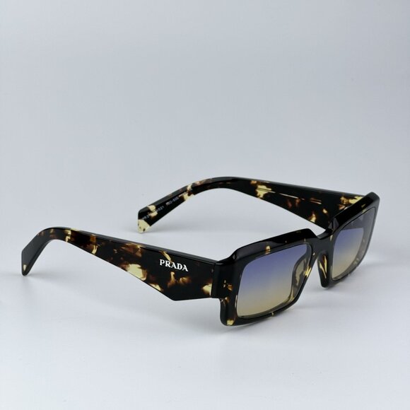 Prada PR27ZS 16O50E BRAND NEW Sunglasses Black Tortoise Gradient Yellow Unisex - Picture 7 of 10